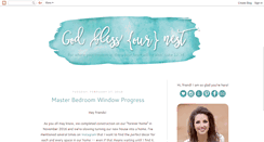 Desktop Screenshot of godblessournest.blogspot.com
