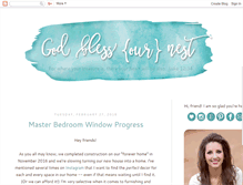Tablet Screenshot of godblessournest.blogspot.com