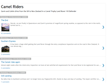 Tablet Screenshot of camelriders2007.blogspot.com