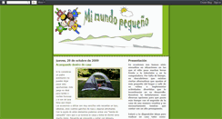 Desktop Screenshot of mundopequenho.blogspot.com