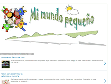 Tablet Screenshot of mundopequenho.blogspot.com