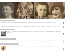 Tablet Screenshot of ifinddeadpeople.blogspot.com