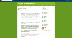 Desktop Screenshot of medianewsreports.blogspot.com