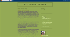 Desktop Screenshot of ilikecolincowherd.blogspot.com