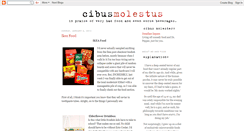 Desktop Screenshot of cibusmolestus.blogspot.com