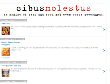 Tablet Screenshot of cibusmolestus.blogspot.com