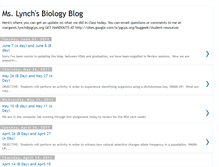 Tablet Screenshot of lynchbiology.blogspot.com