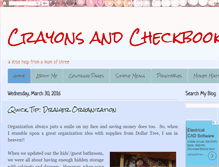 Tablet Screenshot of crayonsandcheckbooks.blogspot.com