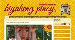 Desktop Screenshot of biyahengpinoy.blogspot.com