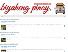 Tablet Screenshot of biyahengpinoy.blogspot.com