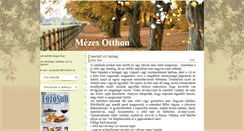 Desktop Screenshot of mezesotthon.blogspot.com