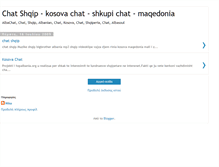 Tablet Screenshot of chat-shqip-kosova-chat-bisedo-alba.blogspot.com