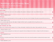 Tablet Screenshot of lilcountrymom.blogspot.com