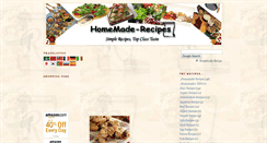 Desktop Screenshot of homemade-recipe.blogspot.com