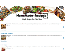 Tablet Screenshot of homemade-recipe.blogspot.com