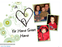 Tablet Screenshot of aheartforhomesweethome.blogspot.com