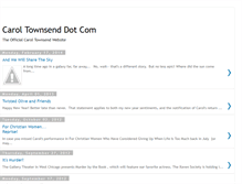 Tablet Screenshot of caroltownsendfan.blogspot.com