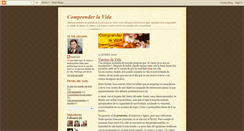 Desktop Screenshot of comprenderlavida.blogspot.com