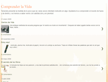 Tablet Screenshot of comprenderlavida.blogspot.com