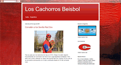 Desktop Screenshot of loscachorrosbeisbol.blogspot.com