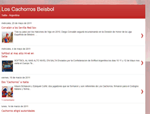 Tablet Screenshot of loscachorrosbeisbol.blogspot.com