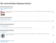 Tablet Screenshot of diewortverliebtemodejournalistin.blogspot.com