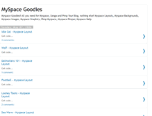 Tablet Screenshot of myspacegoodies.blogspot.com