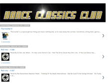 Tablet Screenshot of danceclassicsclub.blogspot.com