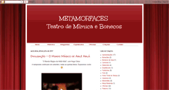 Desktop Screenshot of metamorfaces-teatro.blogspot.com