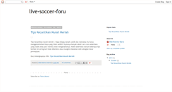 Desktop Screenshot of live-soccer-foru.blogspot.com
