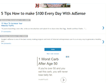 Tablet Screenshot of 5adsensetips.blogspot.com