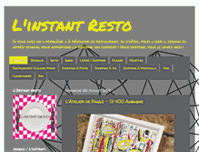 Tablet Screenshot of linstant-resto.blogspot.com