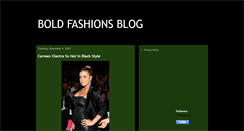 Desktop Screenshot of boldfashions.blogspot.com