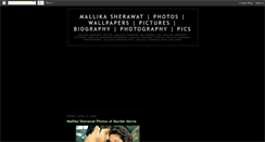 Desktop Screenshot of mallika-sherawat-photo.blogspot.com