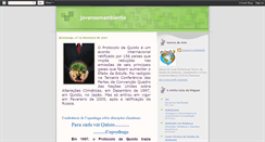 Desktop Screenshot of jovensemambiente.blogspot.com