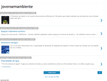 Tablet Screenshot of jovensemambiente.blogspot.com