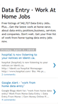Mobile Screenshot of data-entry-work-at-home-jobs.blogspot.com