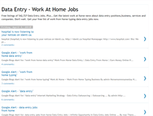 Tablet Screenshot of data-entry-work-at-home-jobs.blogspot.com