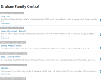 Tablet Screenshot of grahamfamilycentral.blogspot.com