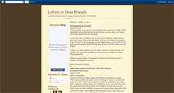 Desktop Screenshot of letterstodearfriends.blogspot.com