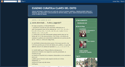 Desktop Screenshot of eugeniocuratolaclavesdelexito.blogspot.com