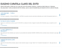 Tablet Screenshot of eugeniocuratolaclavesdelexito.blogspot.com
