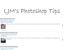 Tablet Screenshot of ljms-photoshop-tips.blogspot.com