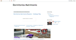 Desktop Screenshot of dormitoriosmatrimonio.blogspot.com