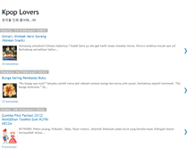 Tablet Screenshot of koreanpoplovers.blogspot.com