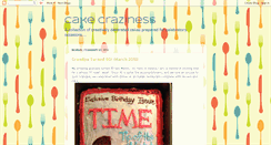 Desktop Screenshot of cakecraziness.blogspot.com