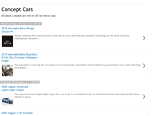 Tablet Screenshot of americanconceptcars.blogspot.com
