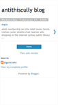 Mobile Screenshot of antithiscully.blogspot.com