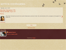 Tablet Screenshot of kitturranichennamma.blogspot.com