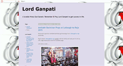 Desktop Screenshot of lord-ganpati.blogspot.com